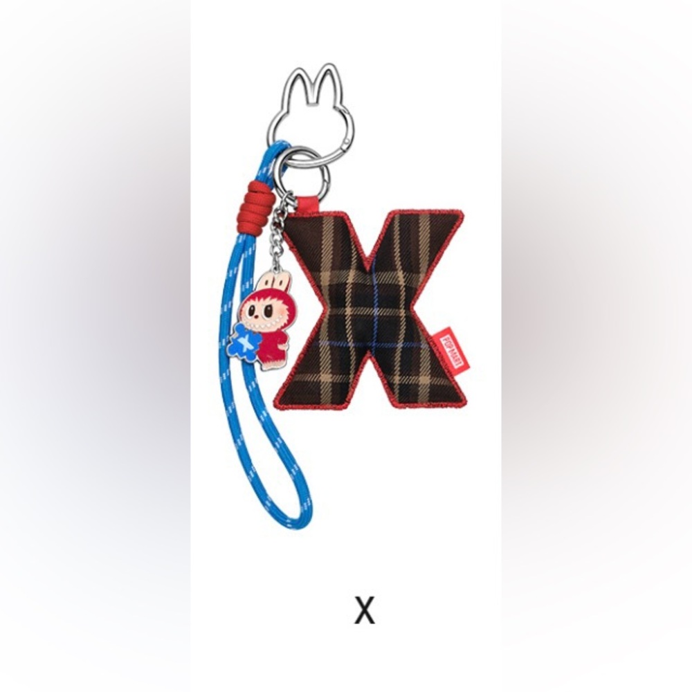 🟥 LABUBU “Pin For Love PENDANT” ❤️Letter “X”💙Guaranteed 🆕Opened Box 🟥POP MART🟥